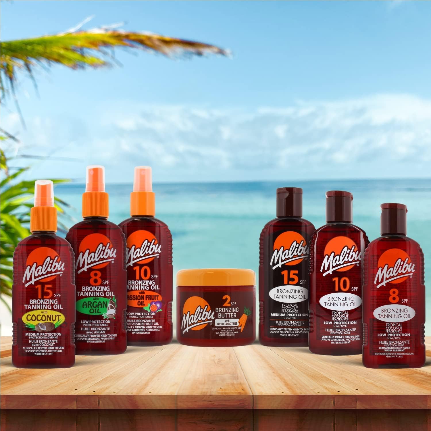 Fast Tanning Oil Vitamin E for Moisture & Hydration 6.8 Fl Oz Tan Accelerator for Outdoor/Tanning Bed, Beta Carotene Carrot Extract, Water-Resistant, Coconut, Cruelty-Free